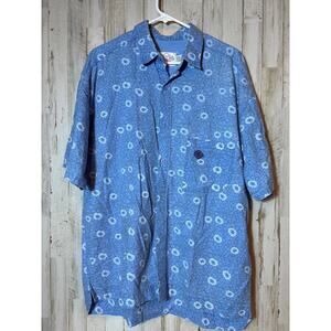 Mens Gotcha Vintage Hawaiian Button Down Shirt‎ Small